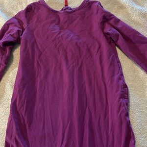 Primary Purple Long Sleeve Tee Soft Knit